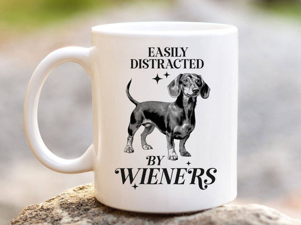 Easily Distracted By Wieners Mug - The Dog Shop