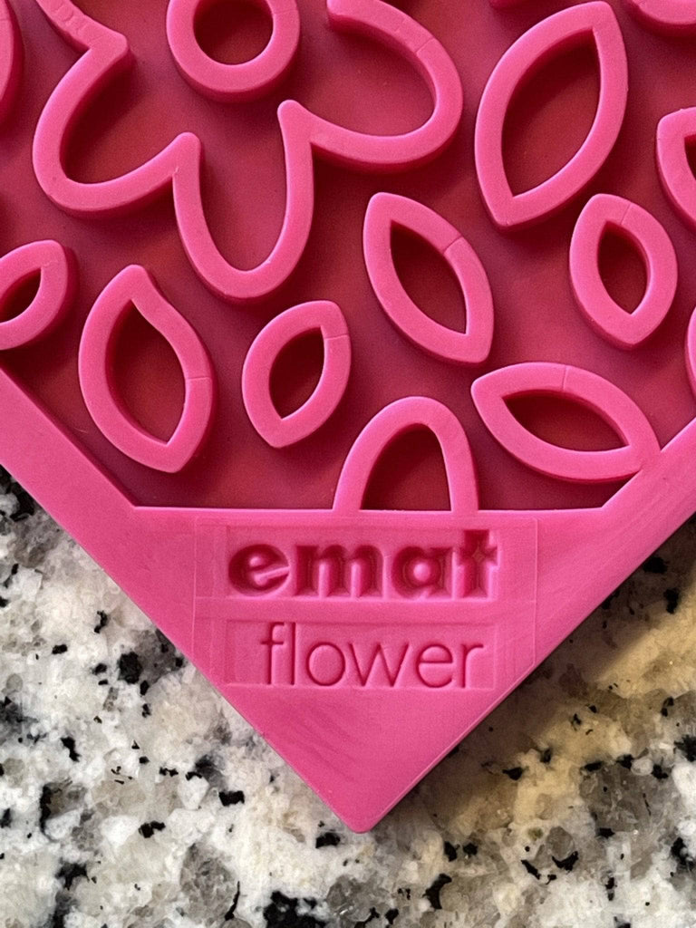 SodaPup eMat Enrichment Lick Mat - Flower Power Large - The Dog Shop