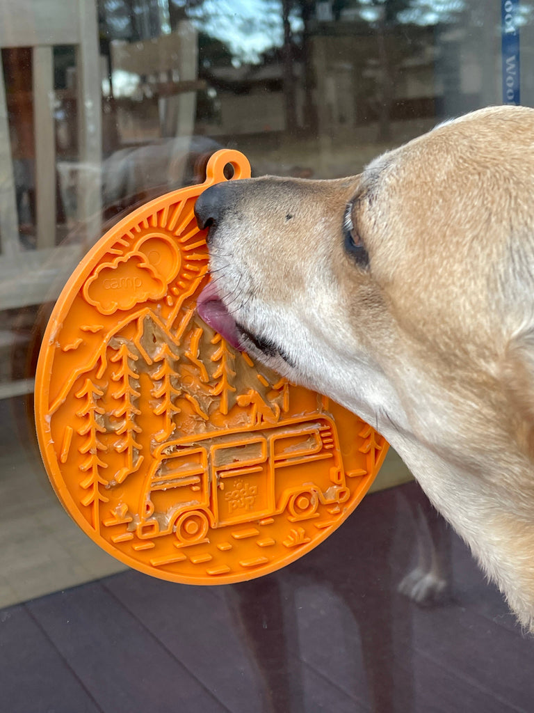SodaPup Enrichment Lick Mat With Suction Cups - Camp - The Dog Shop
