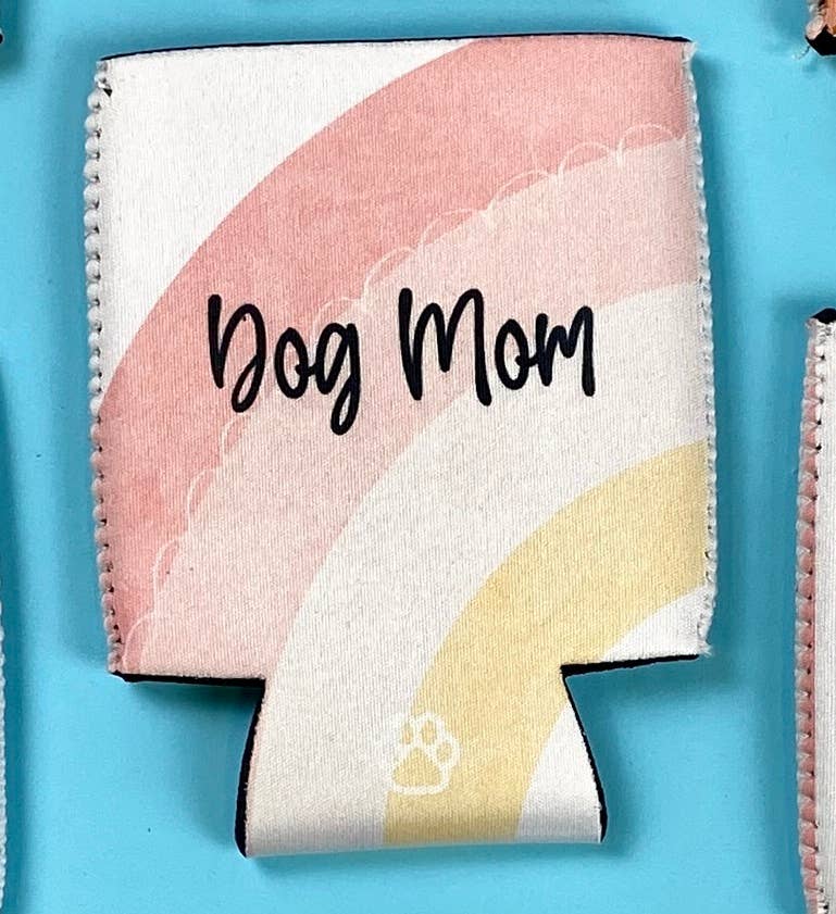 Dog mom (Rainbow) Neoprene Can Insulator - The Dog Shop