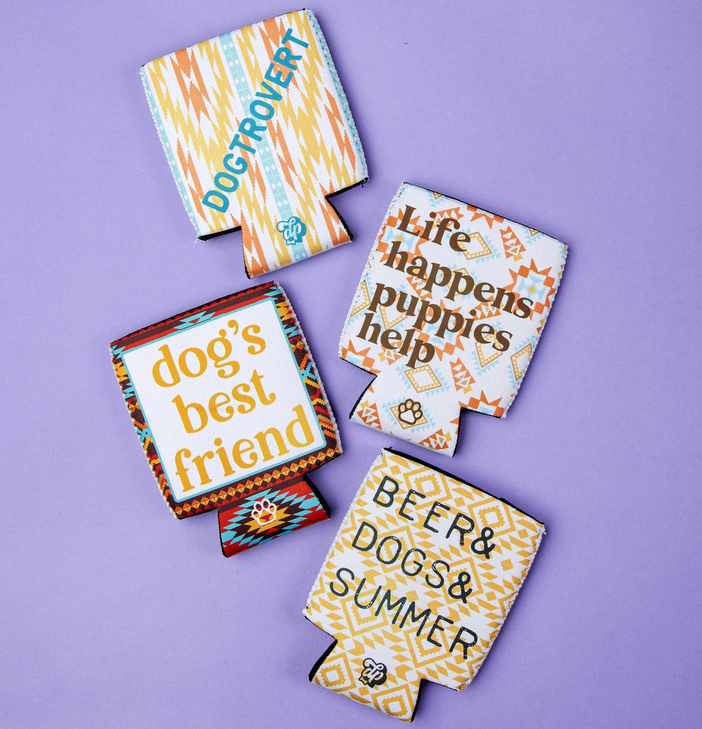 Life Happens, Puppies Help Koozie - The Dog Shop