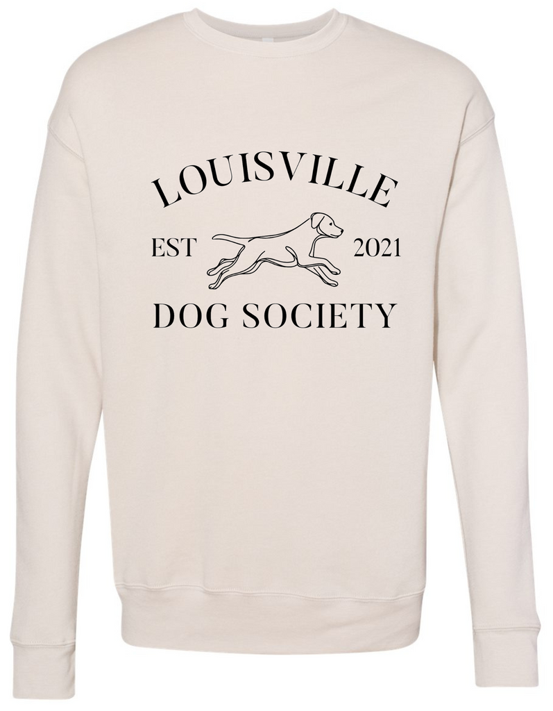 Louisville Dog Society Sweatshirt - Heather Dust - The Dog Shop