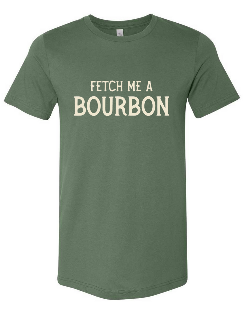 Fetch Me A Bourbon Tee - Pine - The Dog Shop