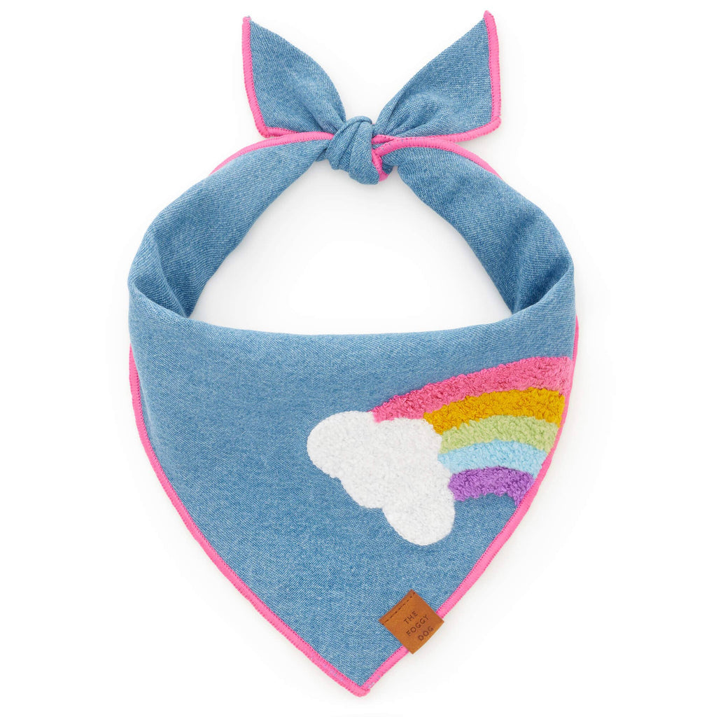 The Foggy Dog Bandana - Rainbow Applique - The Dog Shop