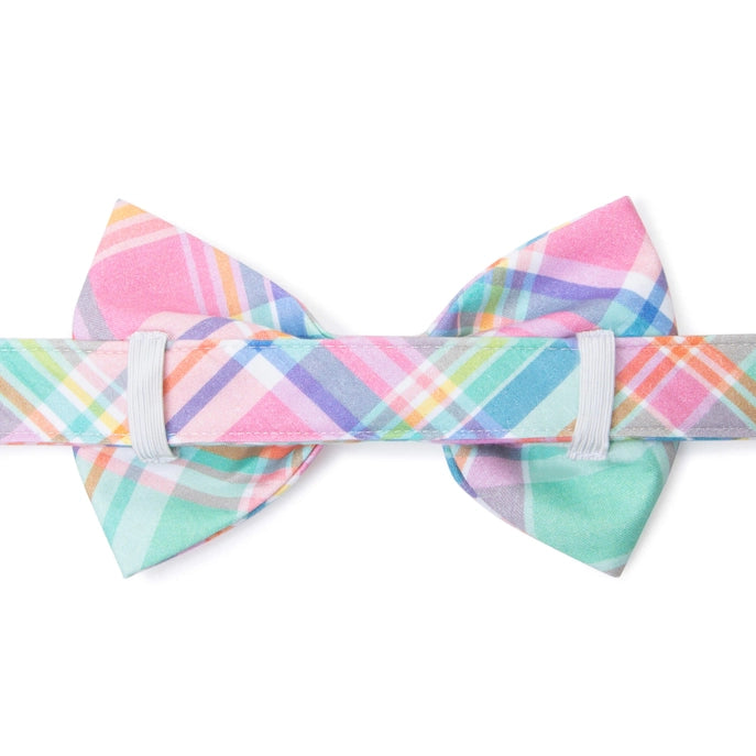 The Foggy Dog Bow Tie - Blooming Plaid - The Dog Shop