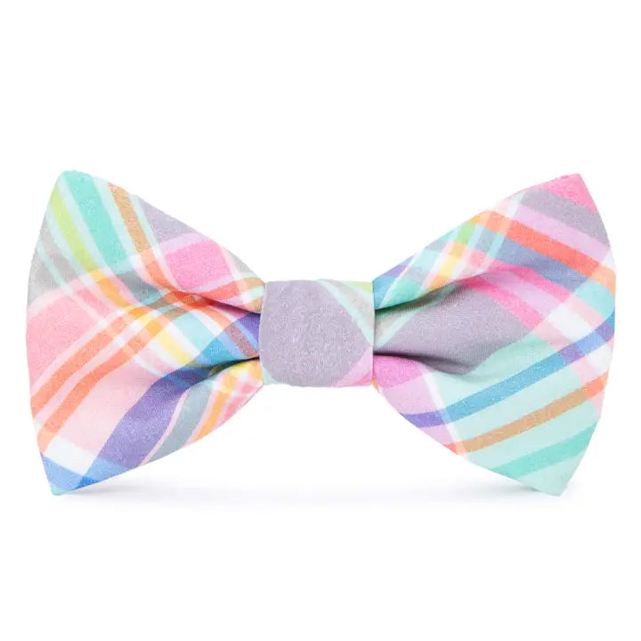 The Foggy Dog Bow Tie - Blooming Plaid - The Dog Shop