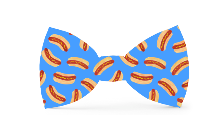 The Foggy Dog Bow Tie - Hot Diggity Dog - The Dog Shop