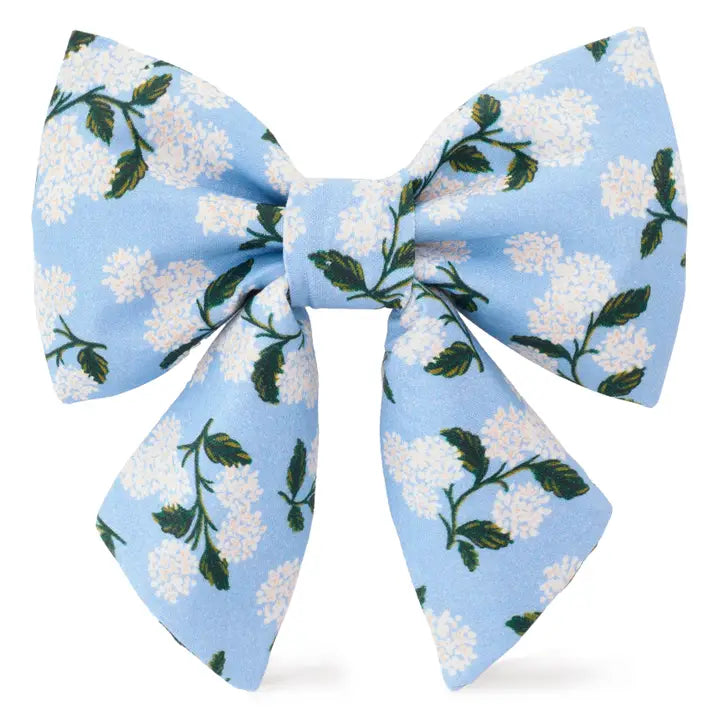 Rifle Paper Co. x TFD Lady Bow - Hydrangea - The Dog Shop