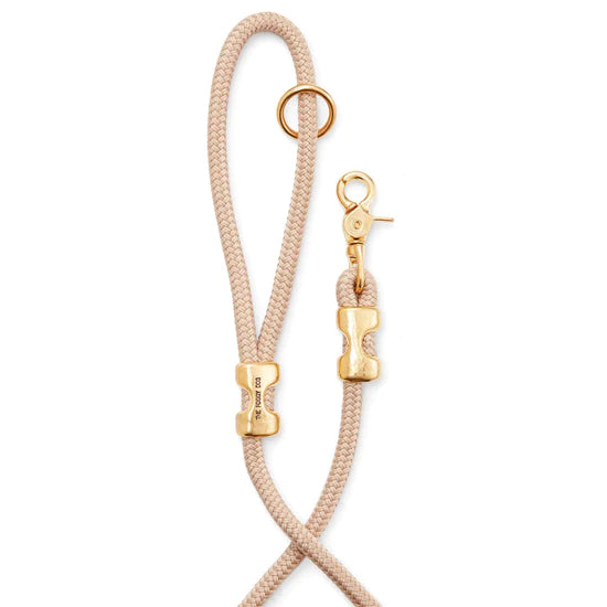 The Foggy Dog Marine Rope Dog Leash - Flax - The Dog Shop