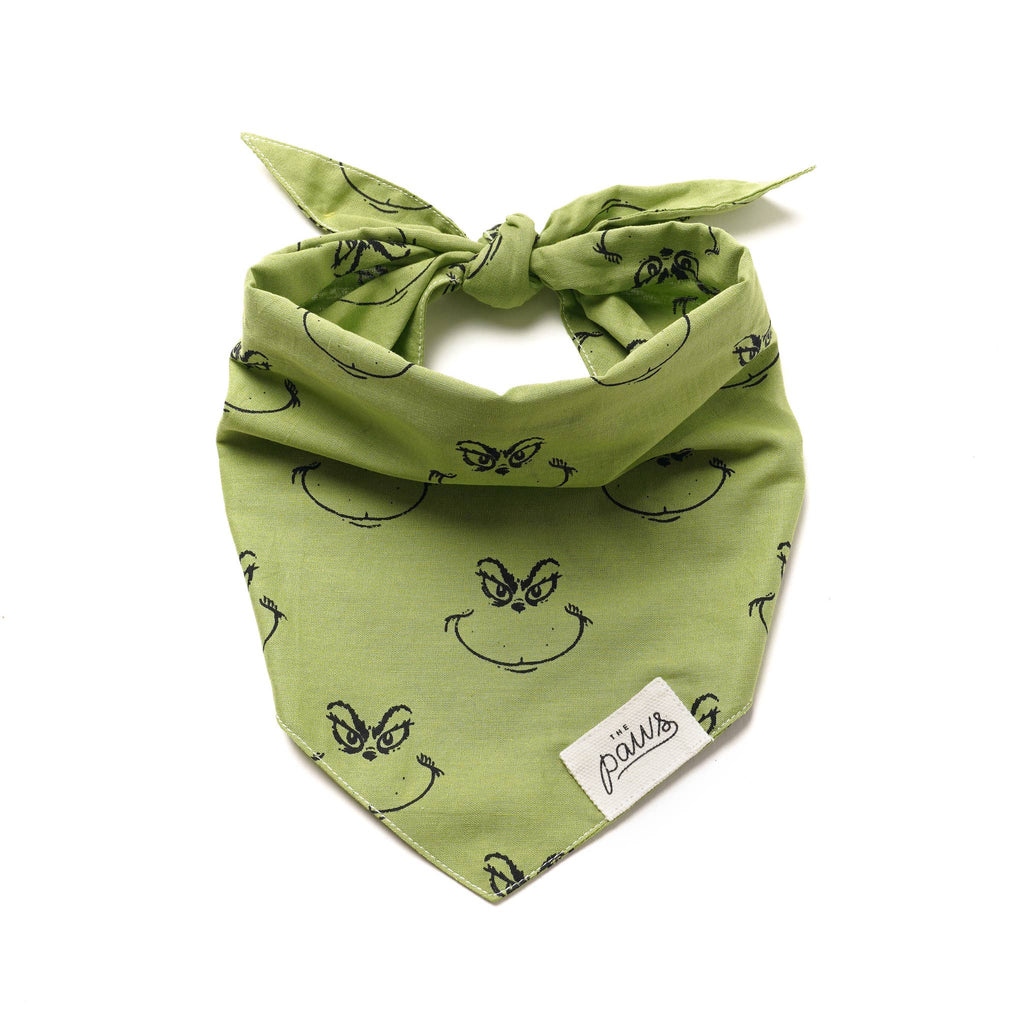 Grinch Dog Bandana - The Dog Shop