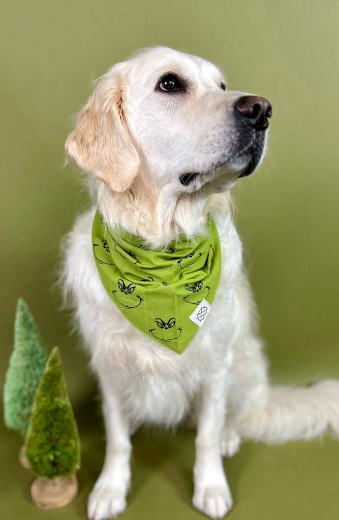 Grinch Dog Bandana - The Dog Shop