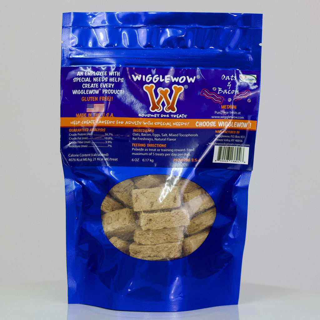 Small Batch Bacon Flavored Dog Treats - Medium.