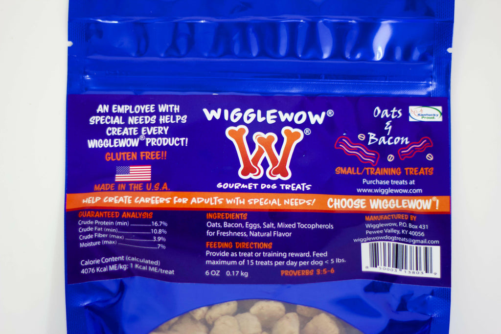 Small Batch Bacon Flavored Dog Treats - Small.