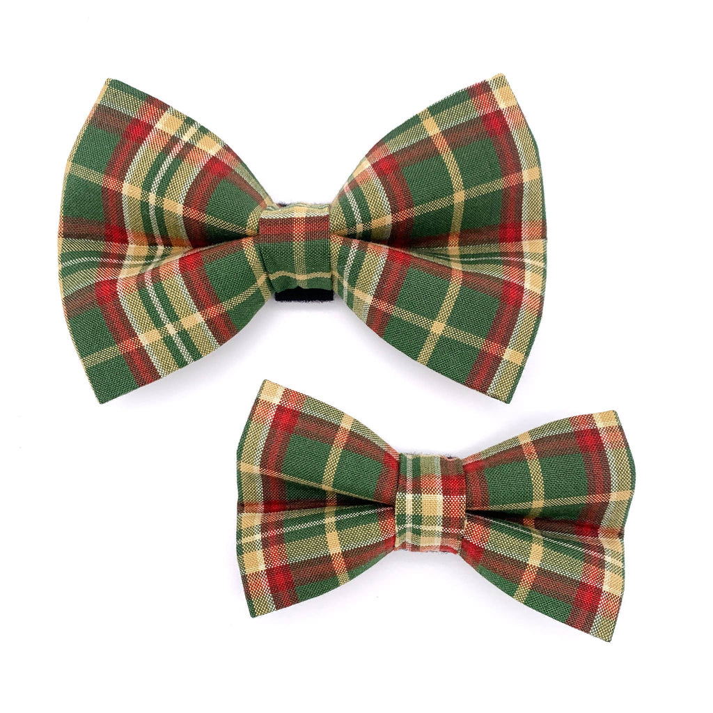 Aspen Plaid Dog Bow Tie - The Dog Shop