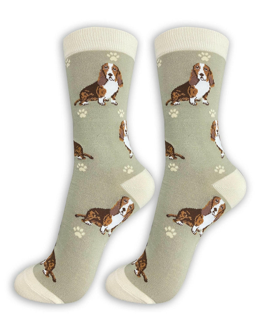 Basset Hound Socks-Full Body - The Dog Shop