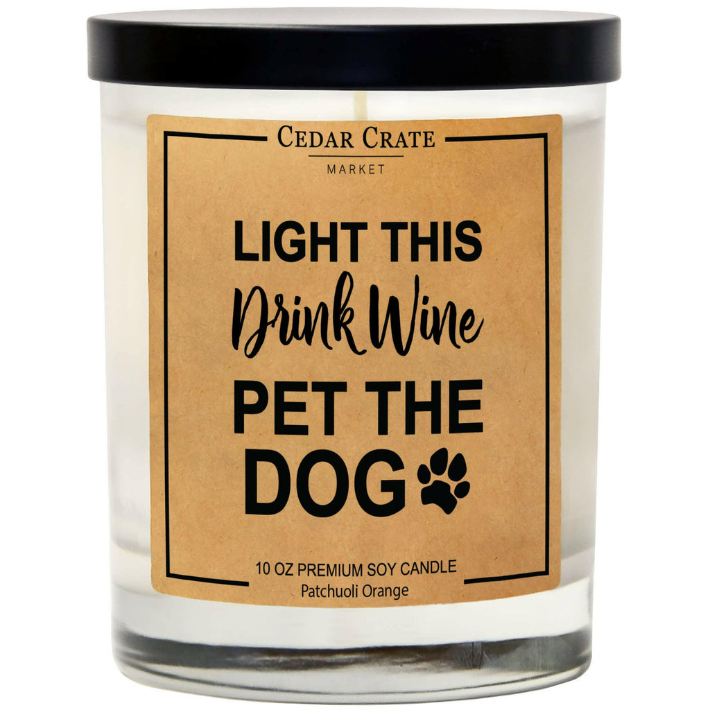 Candle-Light This, Drink Wine, And Pet The Dog - The Dog Shop