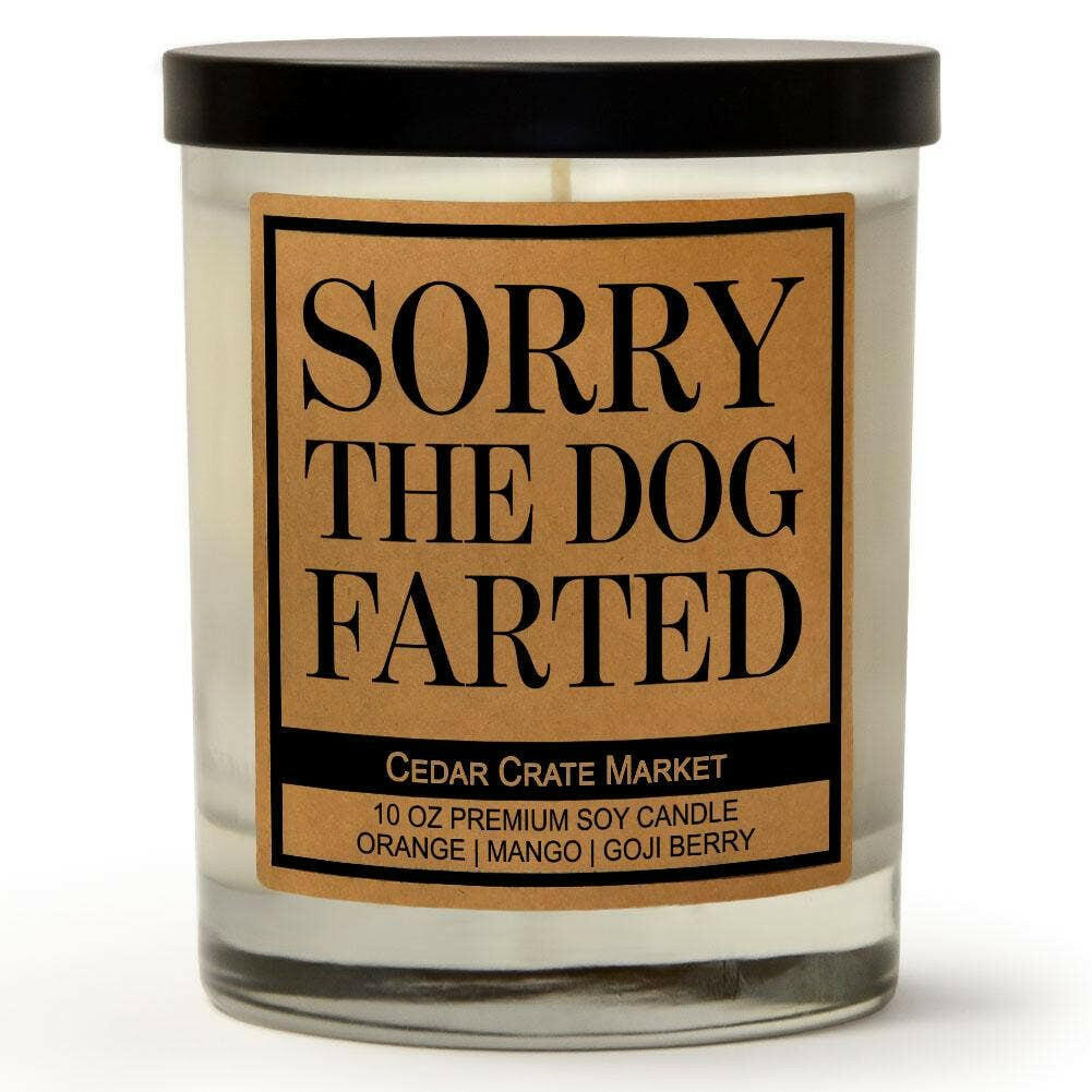 Candle-Sorry The Dog Farted - The Dog Shop