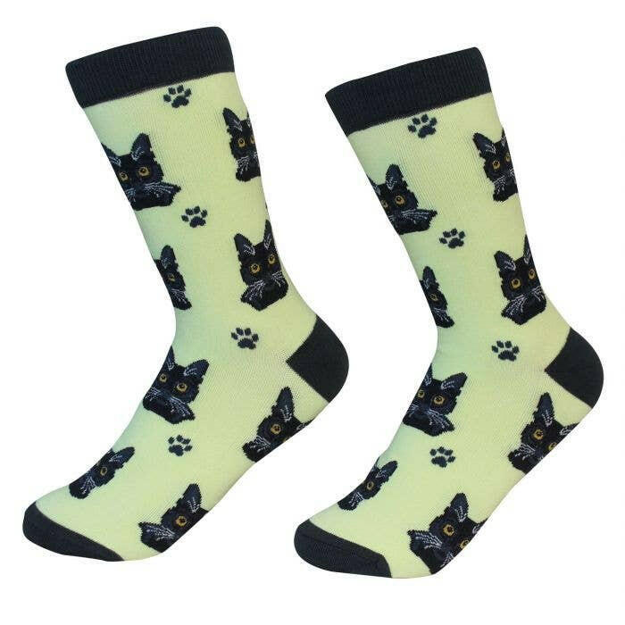 Cat Socks-Black - The Dog Shop