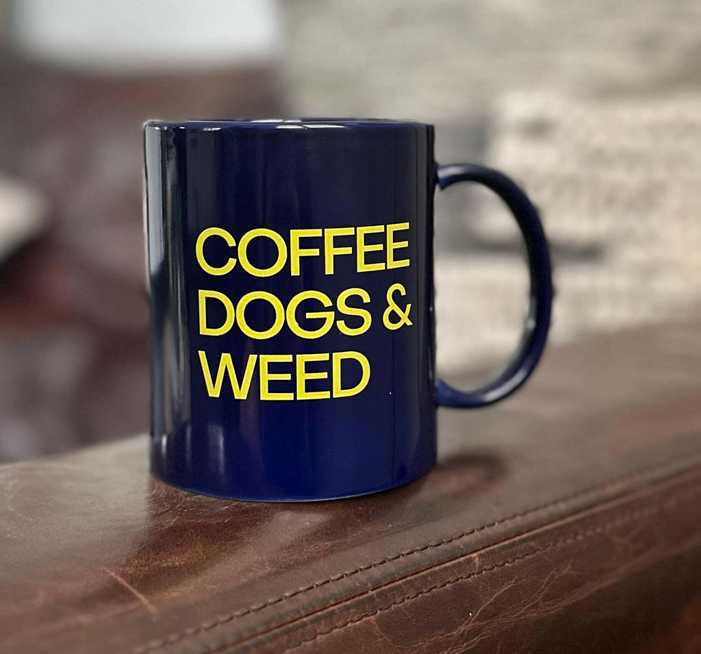 Coffee Dogs & Weed Coffee Mug - The Dog Shop