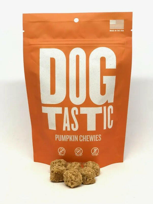 Dogtastic Pumpkin Chewies Dog Treats - The Dog Shop