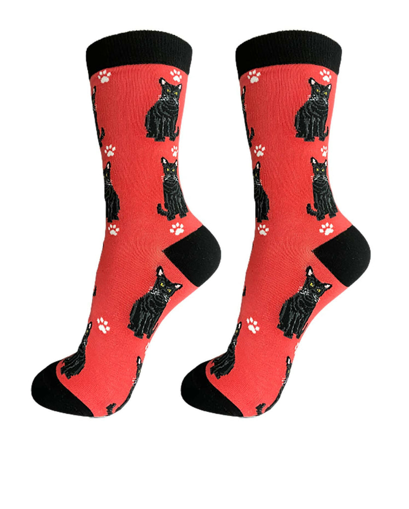 Cat Socks-Black Full Body - The Dog Shop