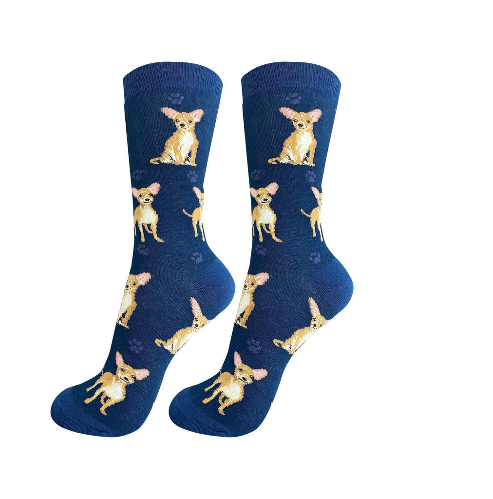 Chihuahua Tan Socks-Full Body - The Dog Shop