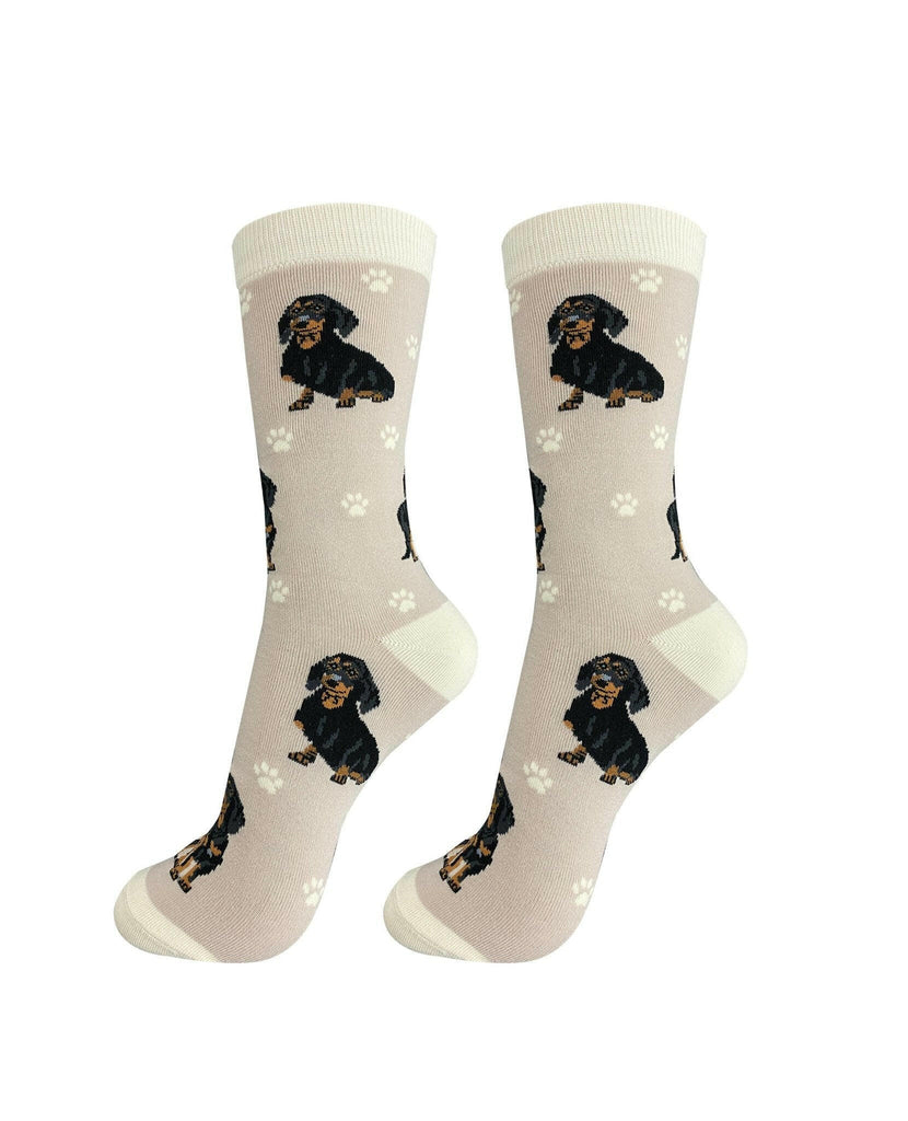 Dachshund Black Socks-Full Body - The Dog Shop