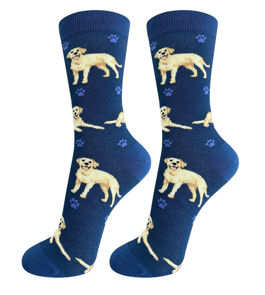 Labrador Yellow Socks-Full Body - The Dog Shop