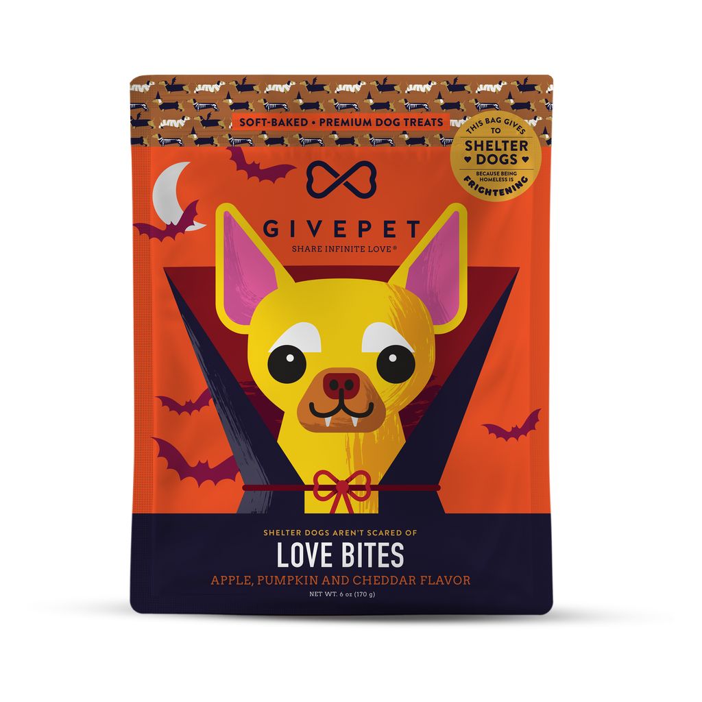 GivePet Love Bites Halloween Dog Treats - The Dog Shop