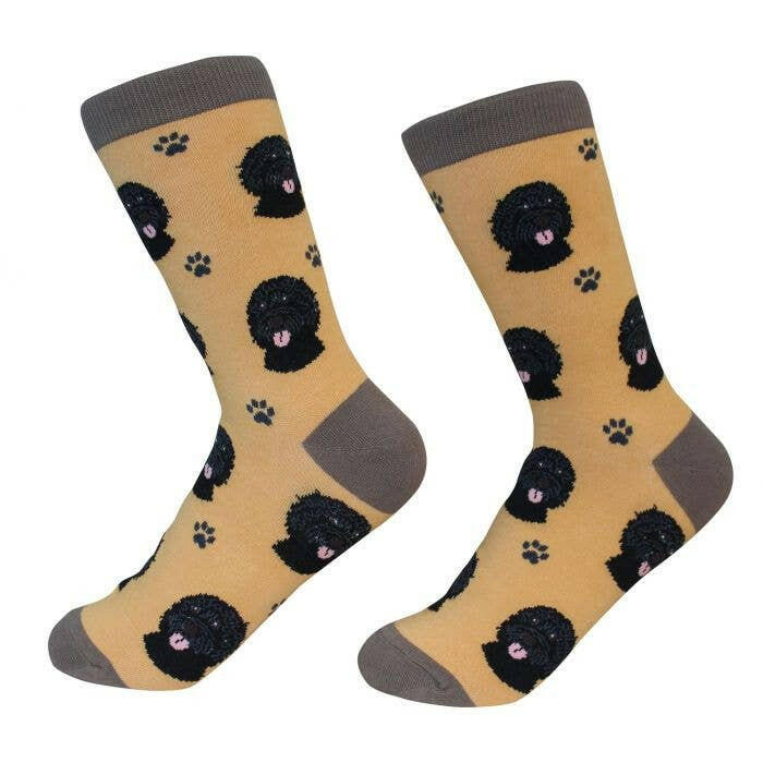 Labradoodle Black Socks - The Dog Shop