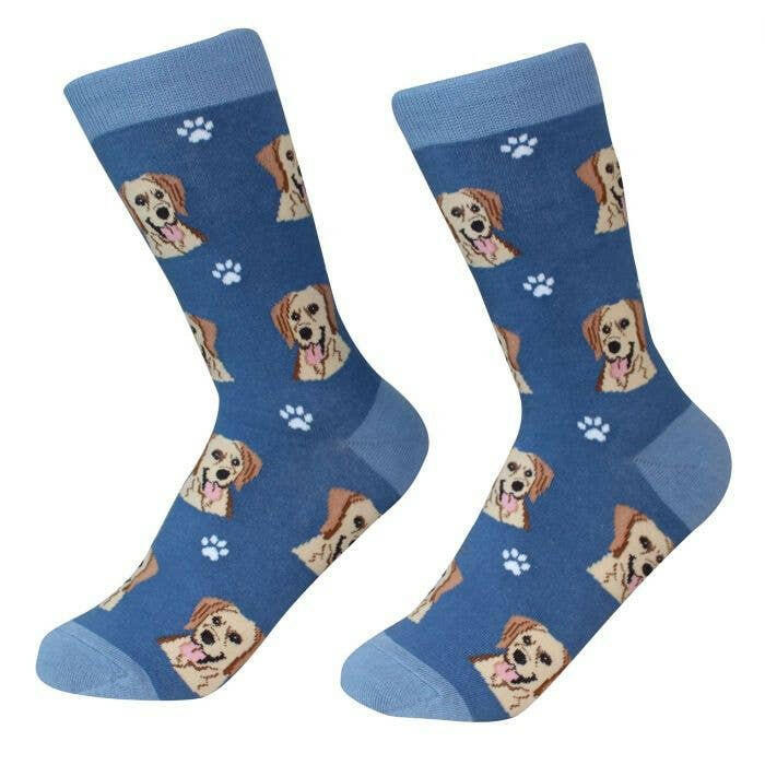Labrador Yellow Socks - The Dog Shop