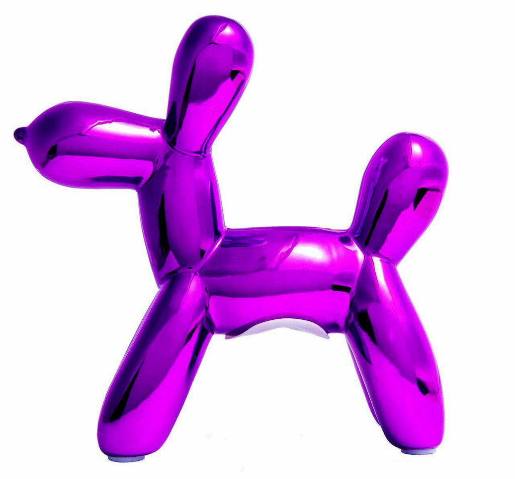 Mini Balloon Dog Bank - Purple - The Dog Shop