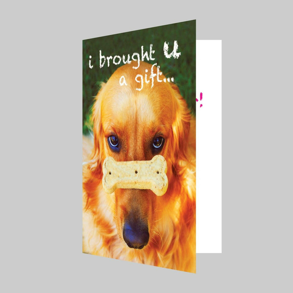 Pet Sitter Card - i brought U a gift... - The Dog Shop
