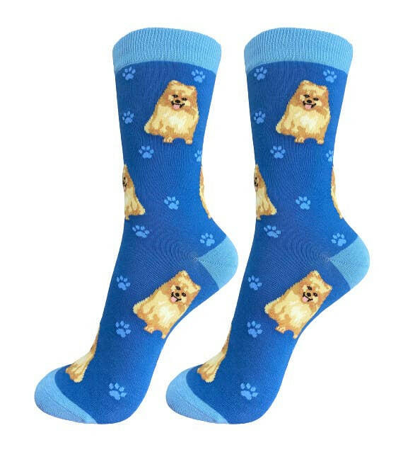 Pomeranian Socks-Full Body - The Dog Shop