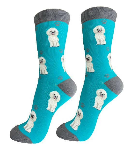 Poodle White Socks-Full Body - The Dog Shop