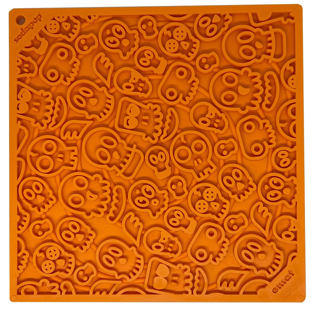 Enrichment Licking Mat - Orange Zombie - The Dog Shop