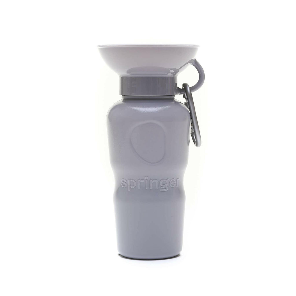 Springer Classic Travel Bottle - Gray - The Dog Shop