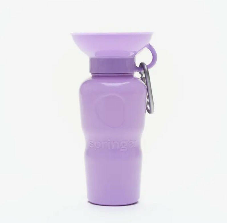 Springer Classic Travel Bottle - Lilac - The Dog Shop