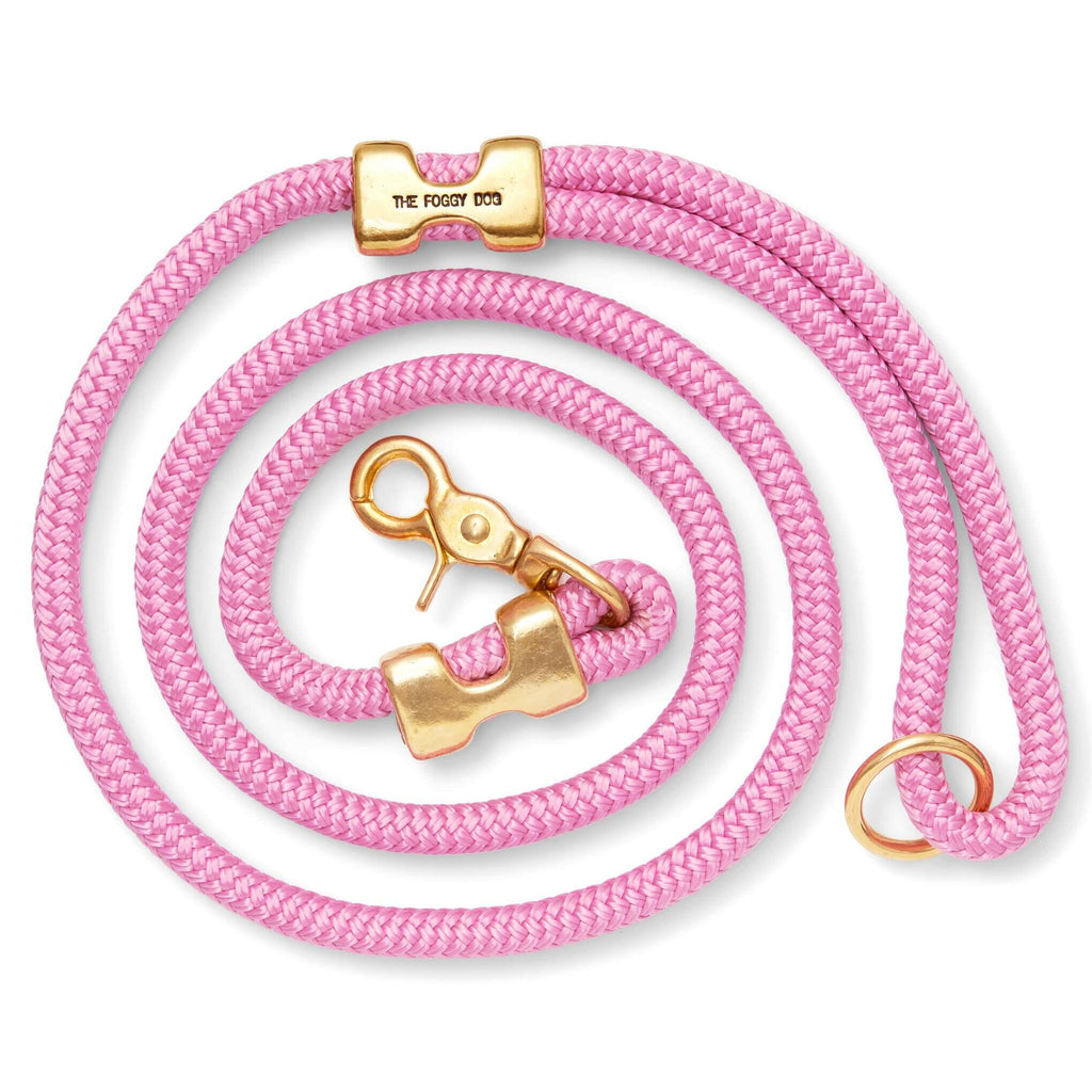 The Foggy Dog Marine Rope Leash - Orchid - The Dog Shop