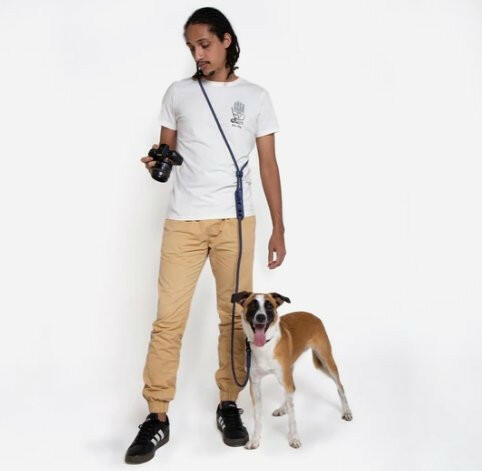 Zee.Dog Hands-Free Dog Leash Deep Blue - The Dog Shop