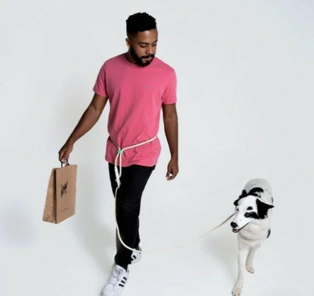 Zee.Dog Hands-Free Leash Vanilla - The Dog Shop